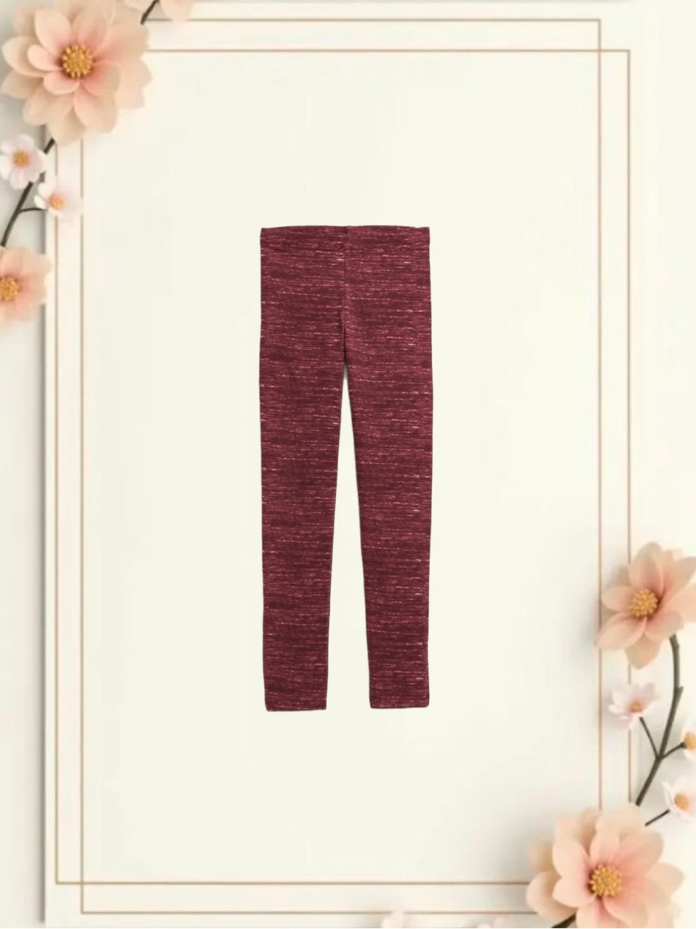Old Navy Burgundy Girls Leggings